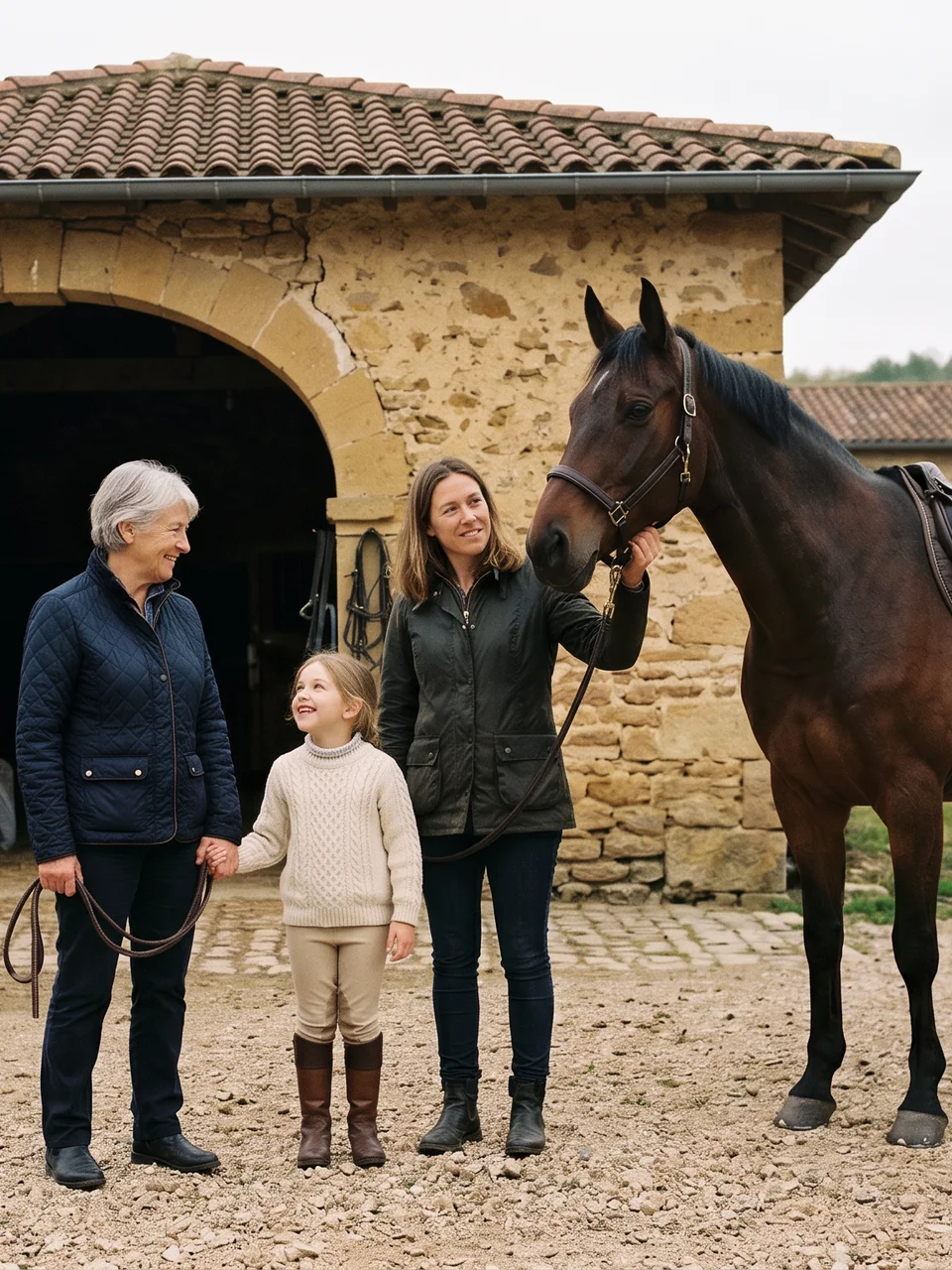 L'équipe, Les Écuries de Paola, centre équestre à Agnin