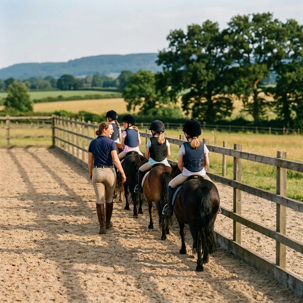 Cours de poney à Agnin, Isère